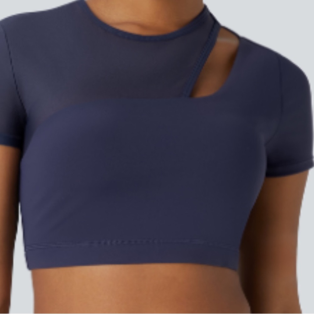 HALARA Deep Blue Crop Top